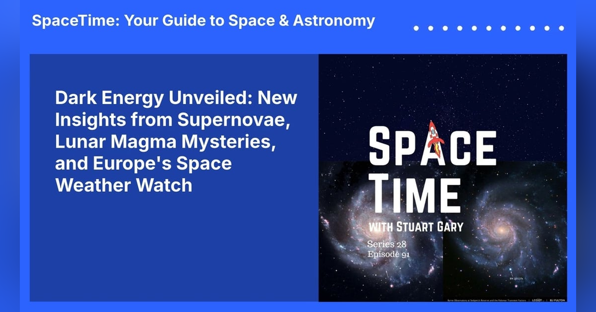 Dark Energy Unveiled: New Insights from Supernovae, Lunar Magma Mysteries, and Europe’s Space... Dark Energy Unveiled: New Insights from Supernovae, Lunar Magma Mysteries, and Europe’s Space...